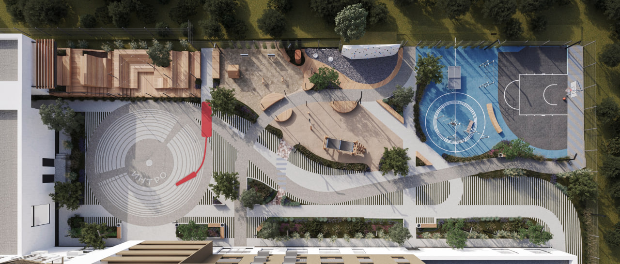 Жилой комплекс в тихом районе Екатеринбурга